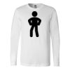 Premium Soft Cotton Long Sleeve Tee - Full Color Printing Thumbnail