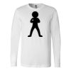 Premium Soft Cotton Long Sleeve Tee - Full Color Printing Thumbnail