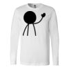 Premium Soft Cotton Long Sleeve Tee - Full Color Printing Thumbnail