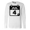 Premium Soft Cotton Long Sleeve Tee - Full Color Printing Thumbnail