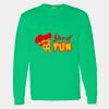 Heavy Cotton 100% Cotton Long Sleeve T Shirt Thumbnail