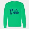 Heavy Cotton 100% Cotton Long Sleeve T Shirt Thumbnail