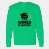 Heavy Cotton 100% Cotton Long Sleeve T Shirt Thumbnail