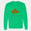 Heavy Cotton 100% Cotton Long Sleeve T Shirt Thumbnail
