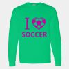 Heavy Cotton 100% Cotton Long Sleeve T Shirt Thumbnail