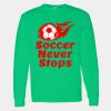 Heavy Cotton 100% Cotton Long Sleeve T Shirt Thumbnail