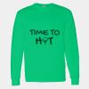 Heavy Cotton 100% Cotton Long Sleeve T Shirt Thumbnail