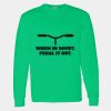 Heavy Cotton 100% Cotton Long Sleeve T Shirt Thumbnail