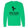 Heavy Cotton 100% Cotton Long Sleeve T Shirt Thumbnail