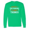 Heavy Cotton 100% Cotton Long Sleeve T Shirt Thumbnail