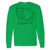 Heavy Cotton 100% Cotton Long Sleeve T Shirt Thumbnail