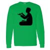 Heavy Cotton 100% Cotton Long Sleeve T Shirt Thumbnail