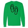 Heavy Cotton 100% Cotton Long Sleeve T Shirt Thumbnail