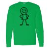 Heavy Cotton 100% Cotton Long Sleeve T Shirt Thumbnail