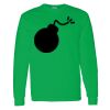 Heavy Cotton 100% Cotton Long Sleeve T Shirt Thumbnail