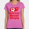 Ladies Heavy Cotton 100% Cotton T Shirt Thumbnail