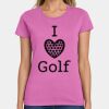 Ladies Heavy Cotton 100% Cotton T Shirt Thumbnail