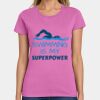 Ladies Heavy Cotton 100% Cotton T Shirt Thumbnail