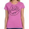 Ladies Heavy Cotton 100% Cotton T Shirt Thumbnail