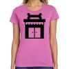Ladies Heavy Cotton 100% Cotton T Shirt Thumbnail