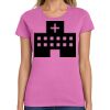 Ladies Heavy Cotton 100% Cotton T Shirt Thumbnail