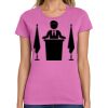 Ladies Heavy Cotton 100% Cotton T Shirt Thumbnail