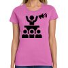 Ladies Heavy Cotton 100% Cotton T Shirt Thumbnail