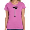 Ladies Heavy Cotton 100% Cotton T Shirt Thumbnail