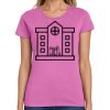 Ladies Heavy Cotton 100% Cotton T Shirt Thumbnail