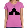 Ladies Heavy Cotton 100% Cotton T Shirt Thumbnail