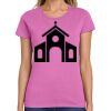 Ladies Heavy Cotton 100% Cotton T Shirt Thumbnail