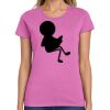 Ladies Heavy Cotton 100% Cotton T Shirt Thumbnail