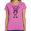 Ladies Heavy Cotton 100% Cotton T Shirt Thumbnail
