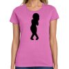 Ladies Heavy Cotton 100% Cotton T Shirt Thumbnail