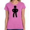 Ladies Heavy Cotton 100% Cotton T Shirt Thumbnail