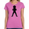 Ladies Heavy Cotton 100% Cotton T Shirt Thumbnail