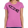 Ladies Heavy Cotton 100% Cotton T Shirt Thumbnail