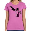 Ladies Heavy Cotton 100% Cotton T Shirt Thumbnail