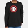 Youth Heavy Cotton 100% Cotton Long Sleeve T Shirt Thumbnail