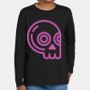 Youth Heavy Cotton 100% Cotton Long Sleeve T Shirt Thumbnail