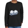 Youth Heavy Cotton 100% Cotton Long Sleeve T Shirt Thumbnail