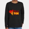 Youth Heavy Cotton 100% Cotton Long Sleeve T Shirt Thumbnail