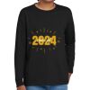 Youth Heavy Cotton 100% Cotton Long Sleeve T Shirt Thumbnail