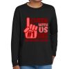 Youth Heavy Cotton 100% Cotton Long Sleeve T Shirt Thumbnail