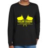 Youth Heavy Cotton 100% Cotton Long Sleeve T Shirt Thumbnail