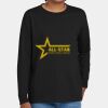 Youth Heavy Cotton 100% Cotton Long Sleeve T Shirt Thumbnail