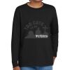 Youth Heavy Cotton 100% Cotton Long Sleeve T Shirt Thumbnail