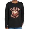 Youth Heavy Cotton 100% Cotton Long Sleeve T Shirt Thumbnail