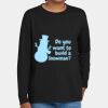 Youth Heavy Cotton 100% Cotton Long Sleeve T Shirt Thumbnail