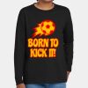 Youth Heavy Cotton 100% Cotton Long Sleeve T Shirt Thumbnail
